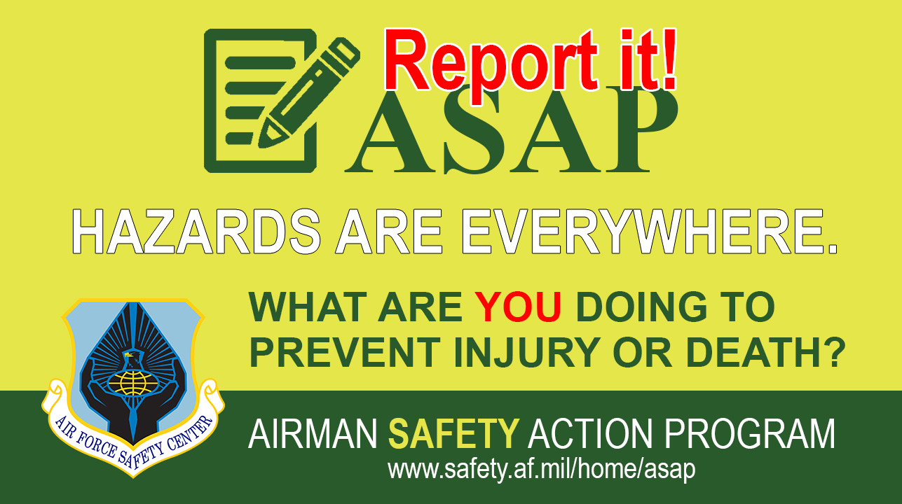 Link to Airman Safety Action Program Hazards Are Everywhere poster